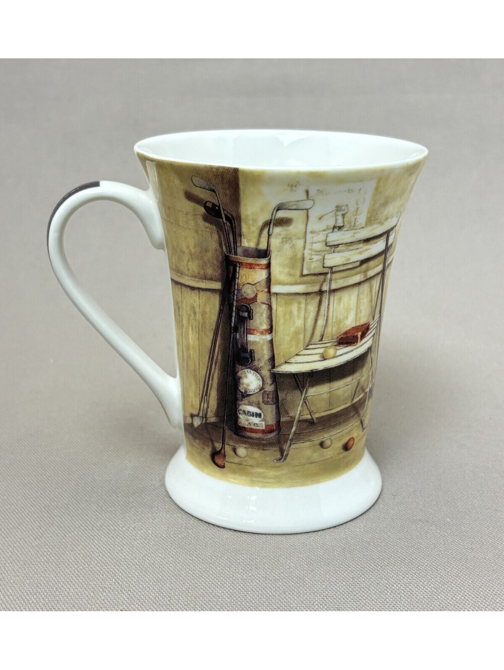 Pimpernel Portmeirion Olde Toms Corner Golf Mug Fabrice Villeneuve Ceramic Cup